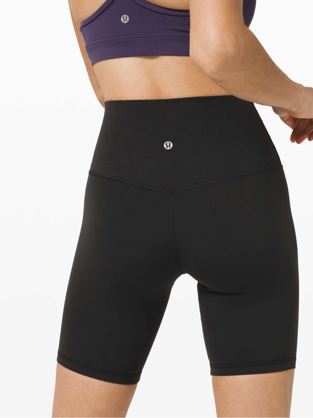 Lululemon Align High Rise Shorts 8" black Size 18